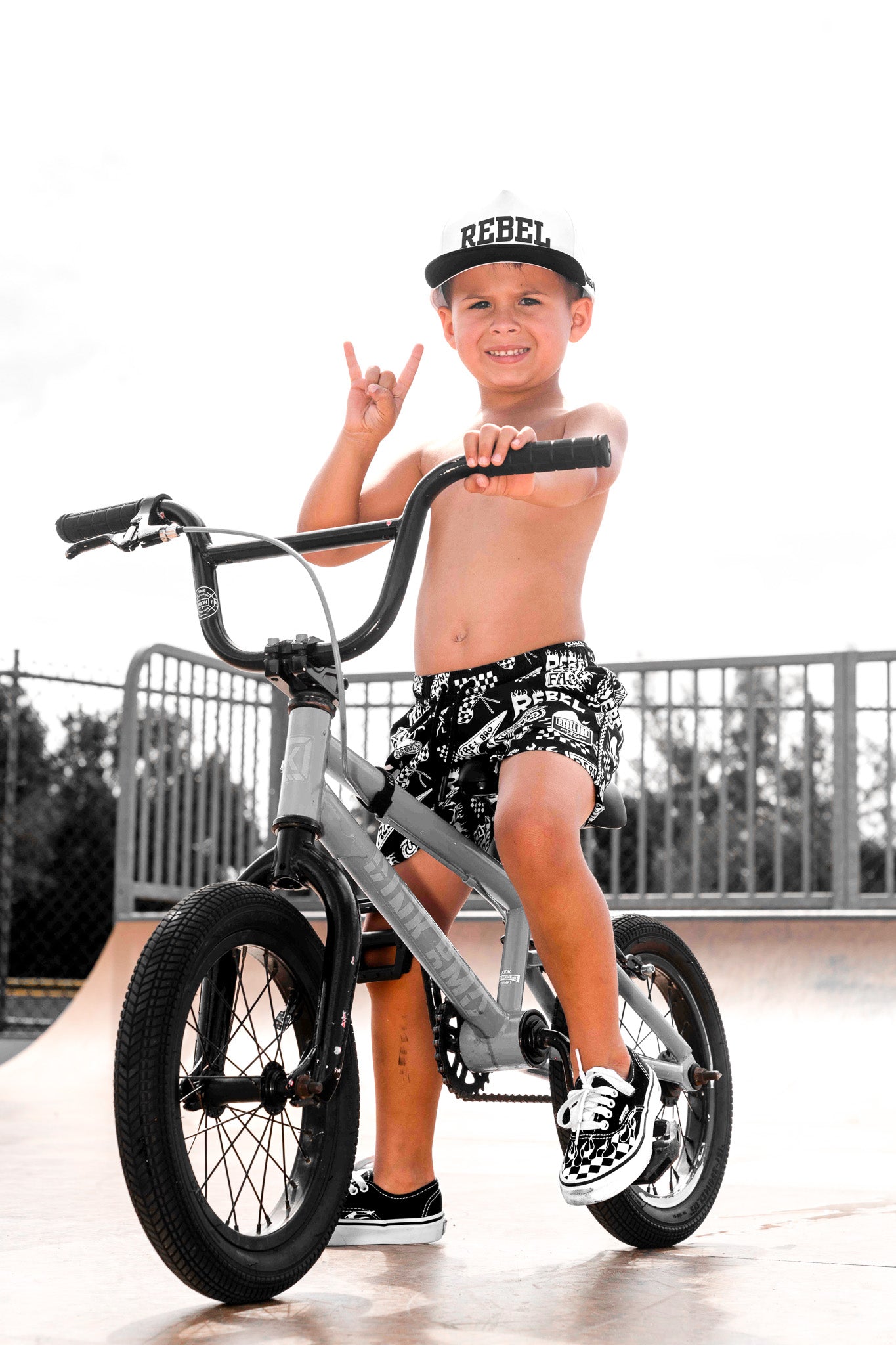 Hybrid Swim Trunks in Live Fast