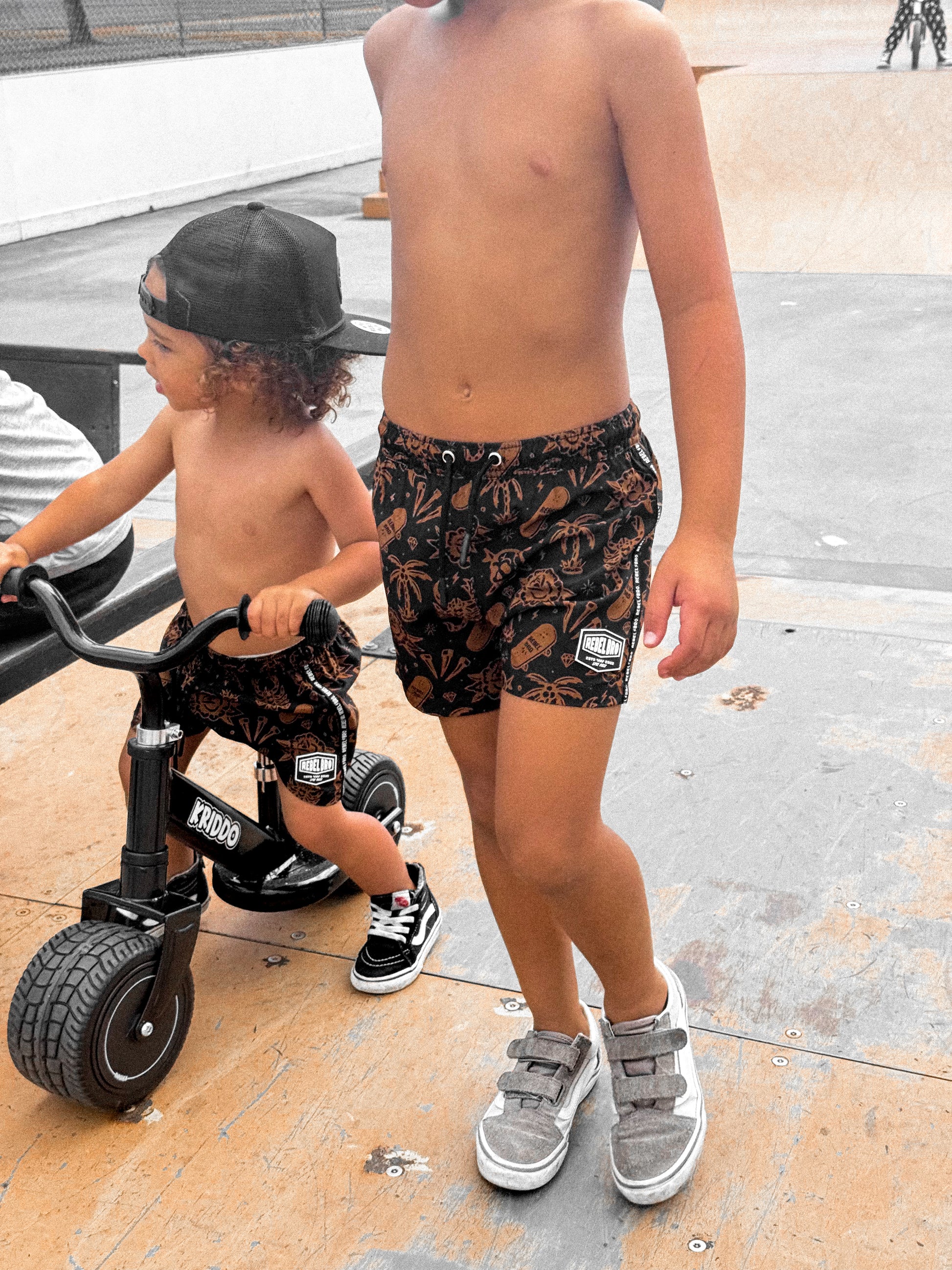 Hybrid Swim Trunks in Rebels In Paradise [Sahara Edition]