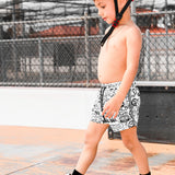Hybrid Swim Trunks in Urban Drip - Rebel Bro