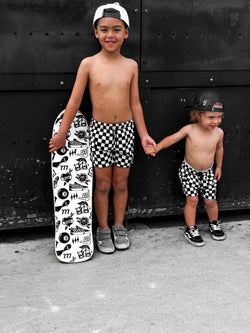 Image of Hybrid Swim Trunks in Vintage Venice