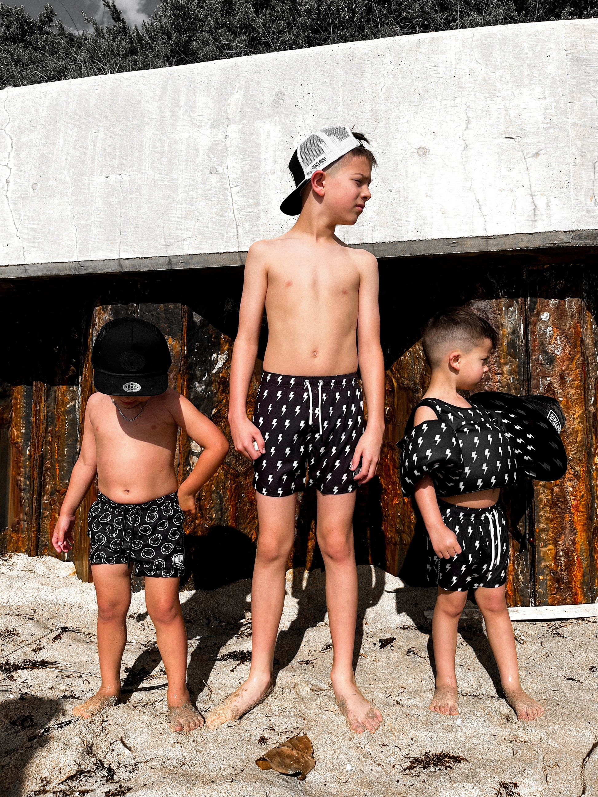 Hybrid Swim Trunks in Cobain