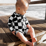 UPF50+ Swim Romper in Vintage Venice - Rebel Bro