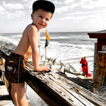 Hybrid Swim Trunks in Born to be Wild [Sahara Edition] - Rebel Bro