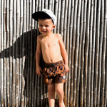Hybrid Swim Trunks in Born to be Wild [Sahara Edition] - Rebel Bro