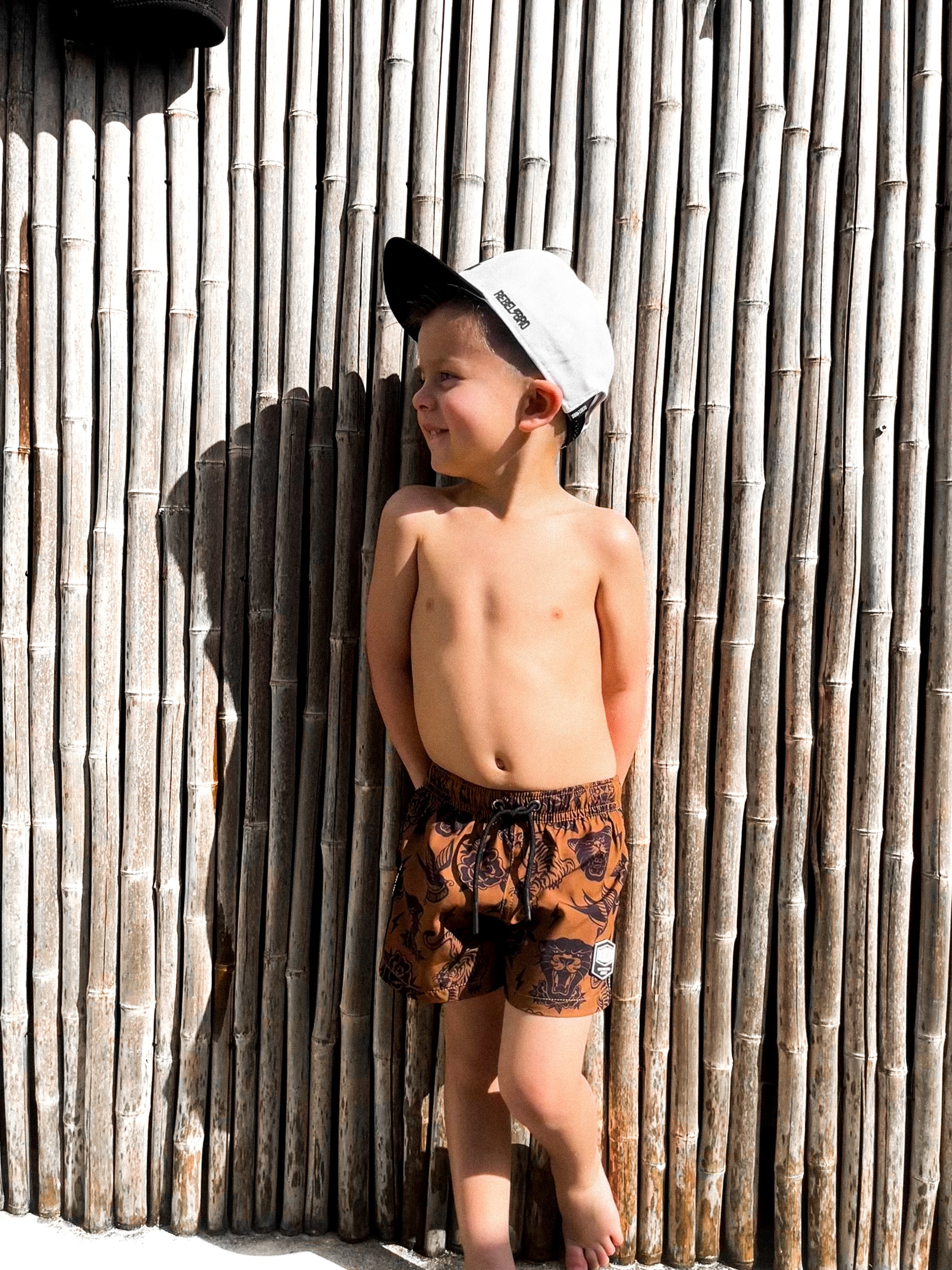Hybrid Swim Trunks in Born to be Wild [Sahara Edition]