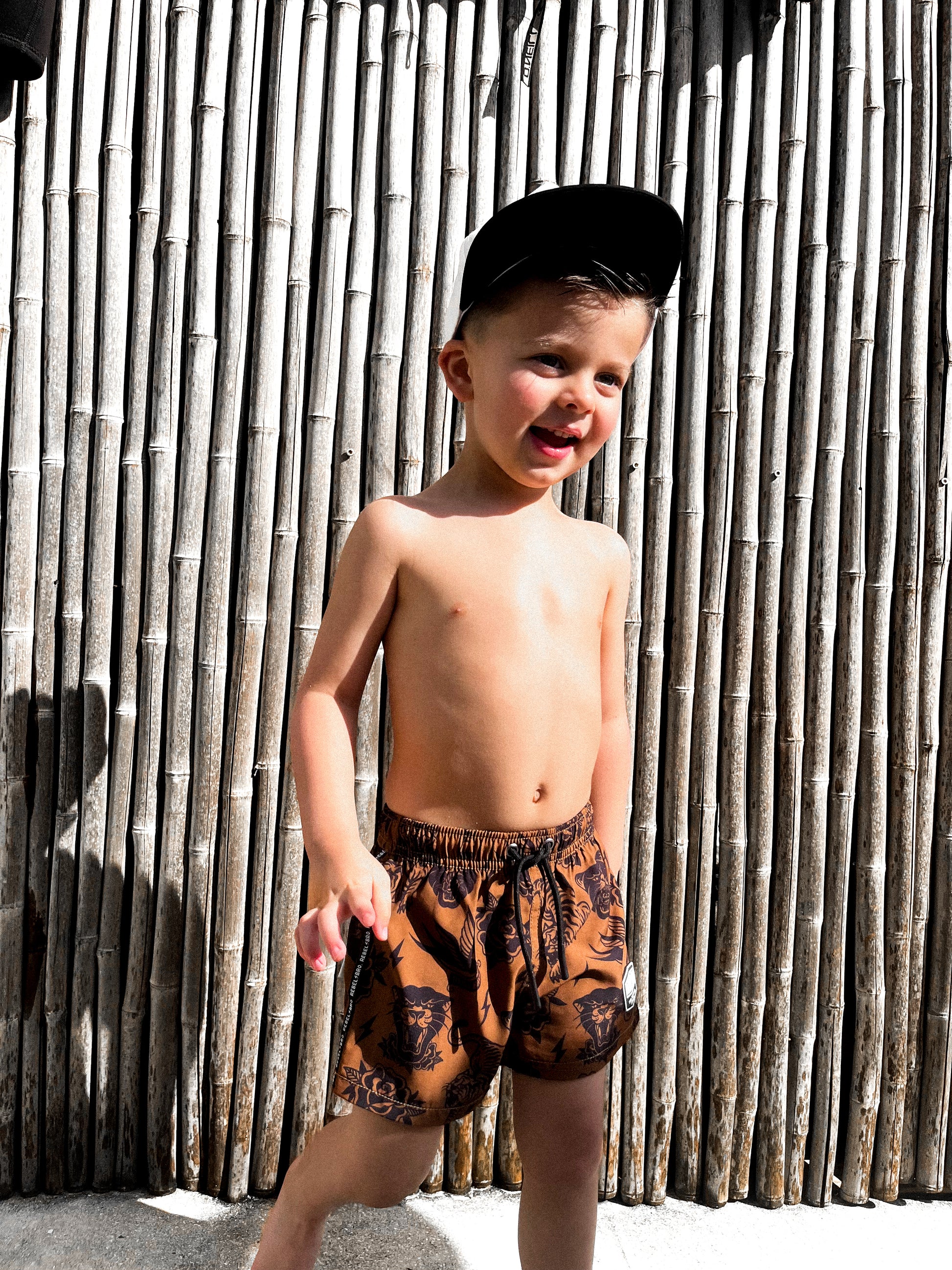 Hybrid Swim Trunks in Born to be Wild [Sahara Edition]