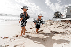 Image of Neoprene Kids Arm Float in Vintage Venice