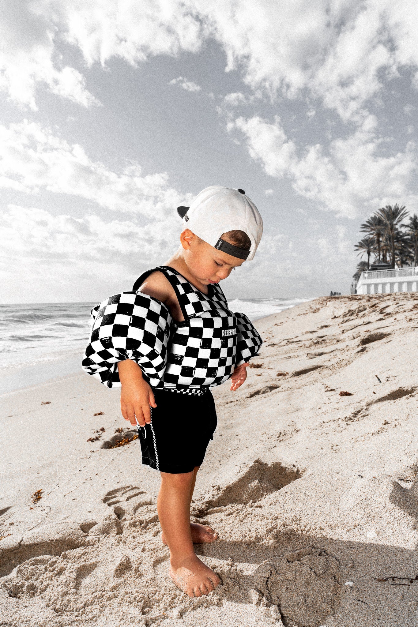 Neoprene Kids Arm Float in Vintage Venice