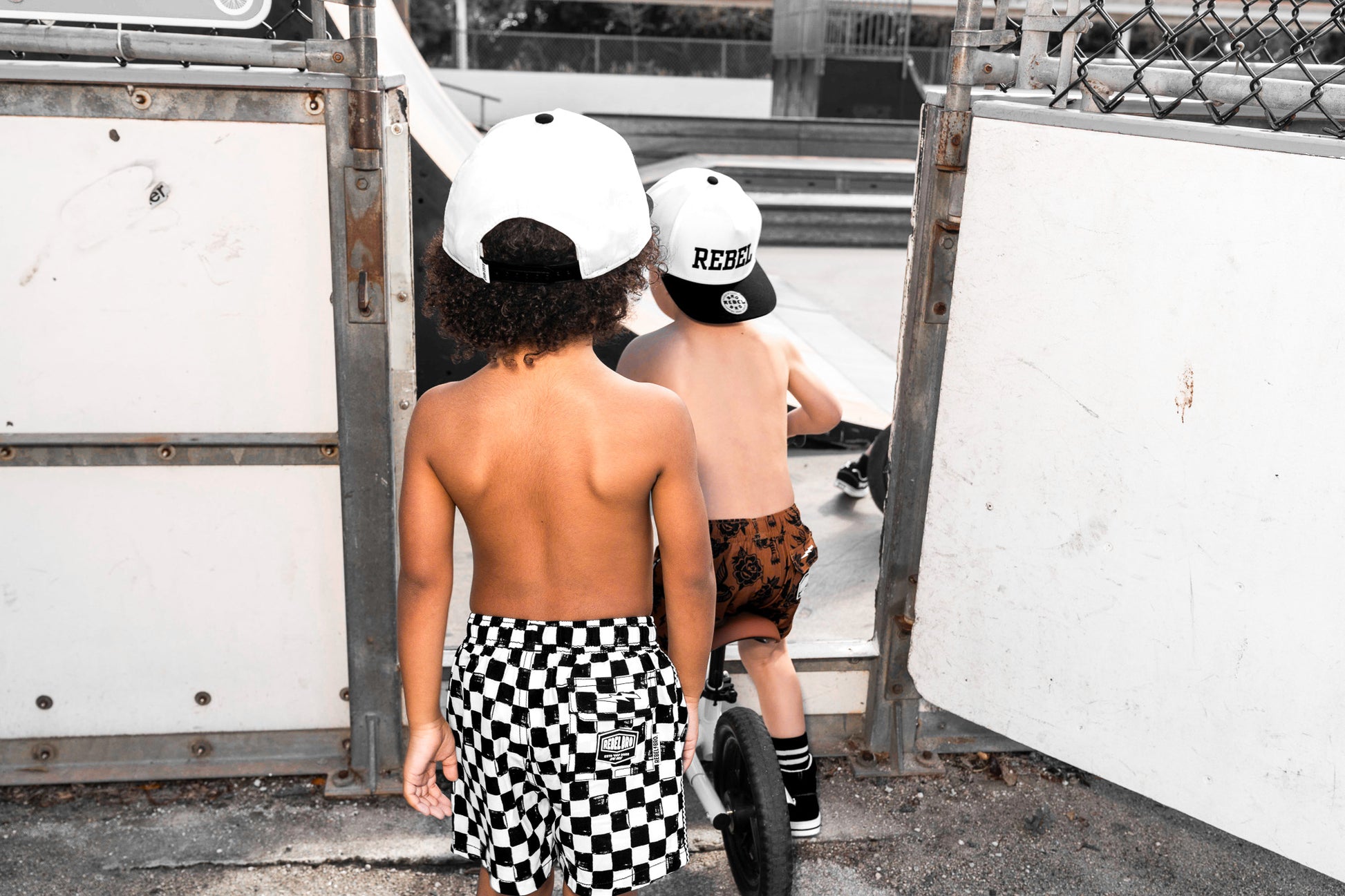Hybrid Swim Trunks in Born to be Wild [Sahara Edition]