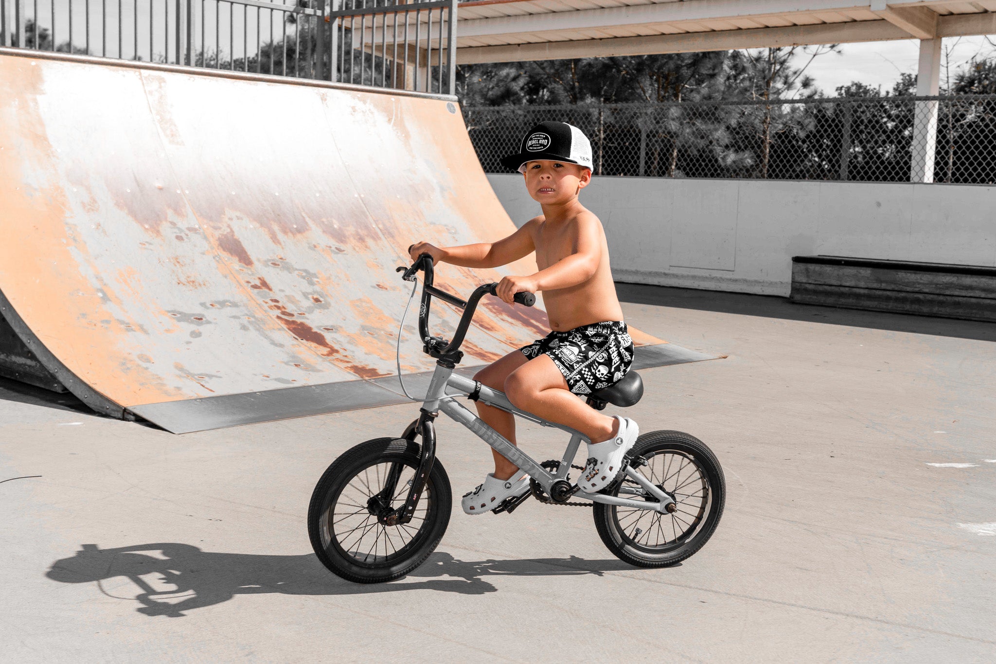 Hybrid Swim Trunks in Live Fast