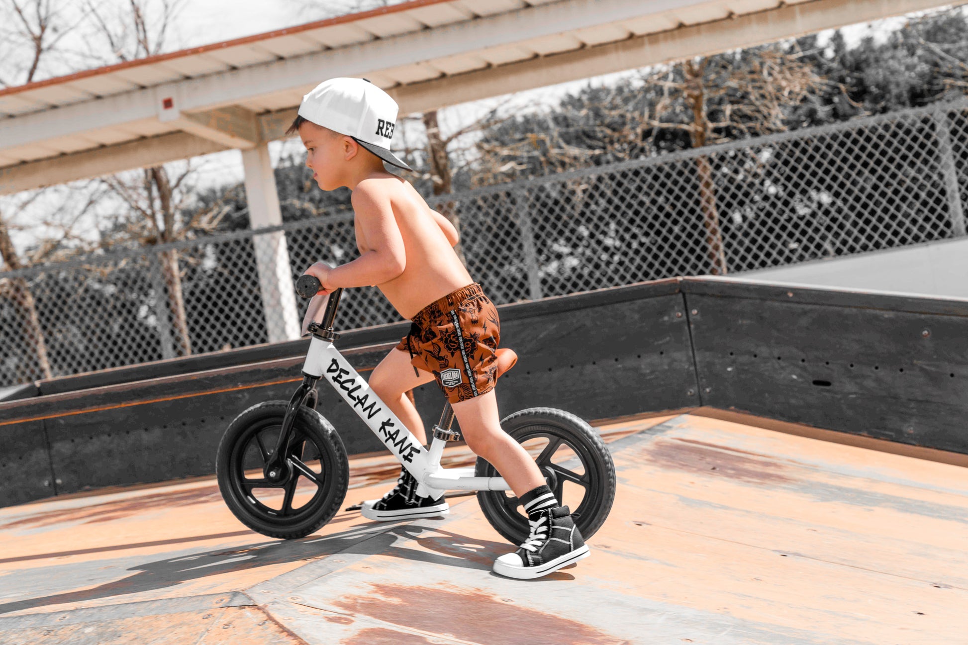 Hybrid Swim Trunks in Born to be Wild [Sahara Edition]