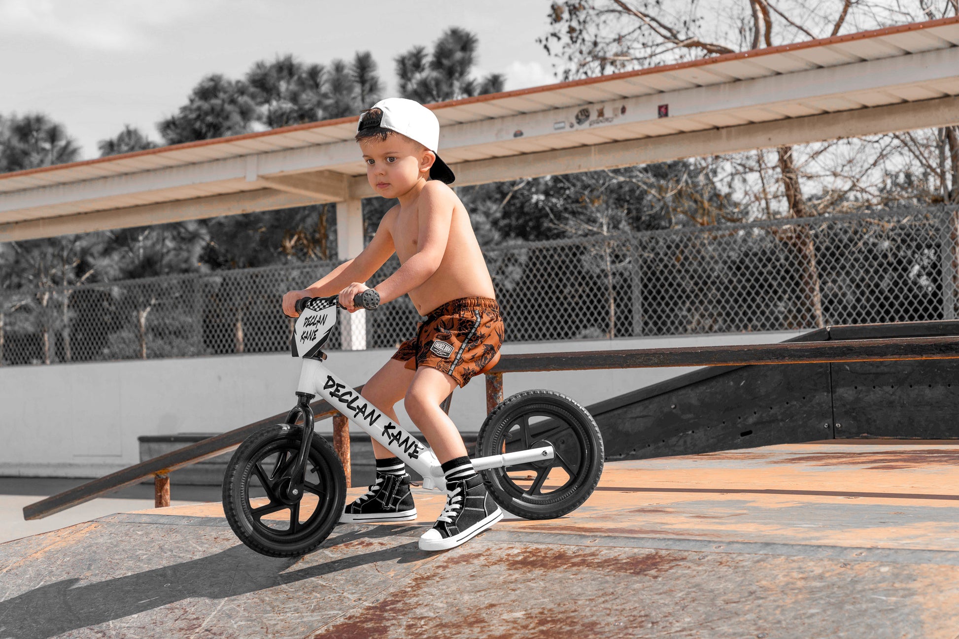 Hybrid Swim Trunks in Born to be Wild [Sahara Edition]