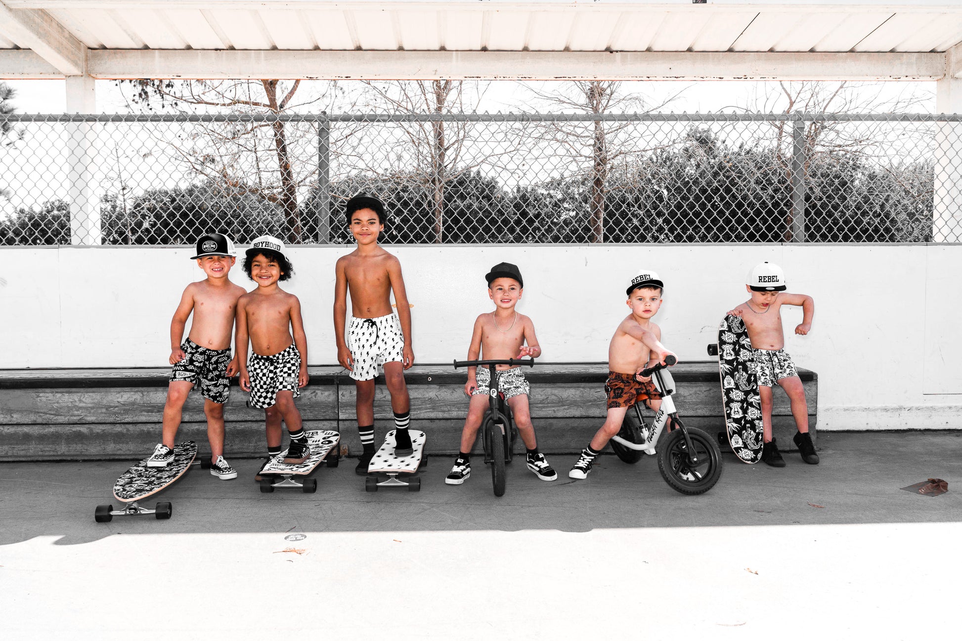Hybrid Swim Trunks in Born to be Wild [Sahara Edition]