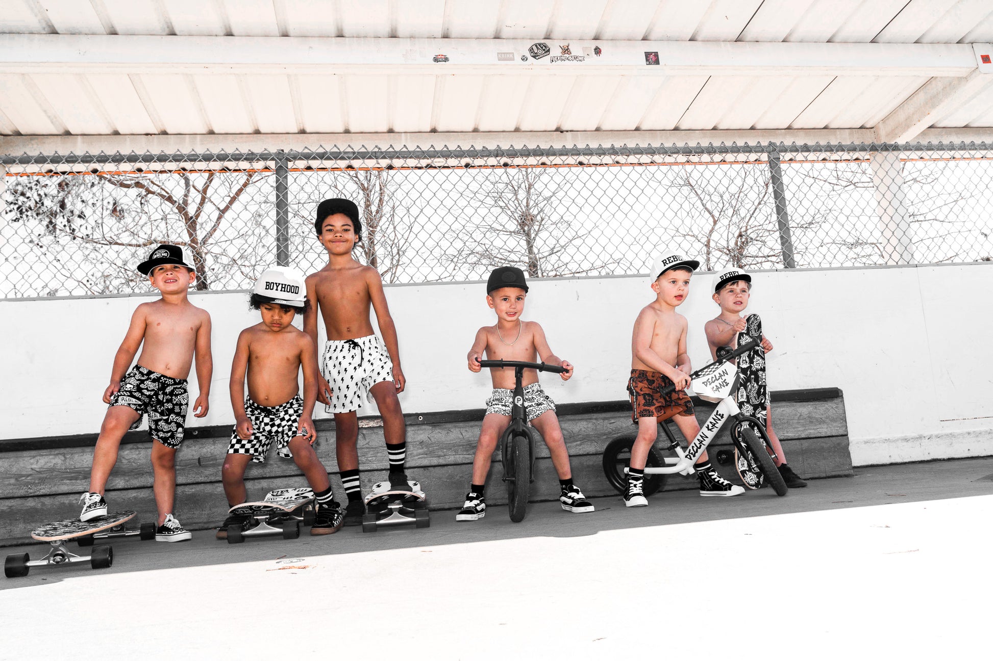 Hybrid Swim Trunks in Born to be Wild [Sahara Edition]