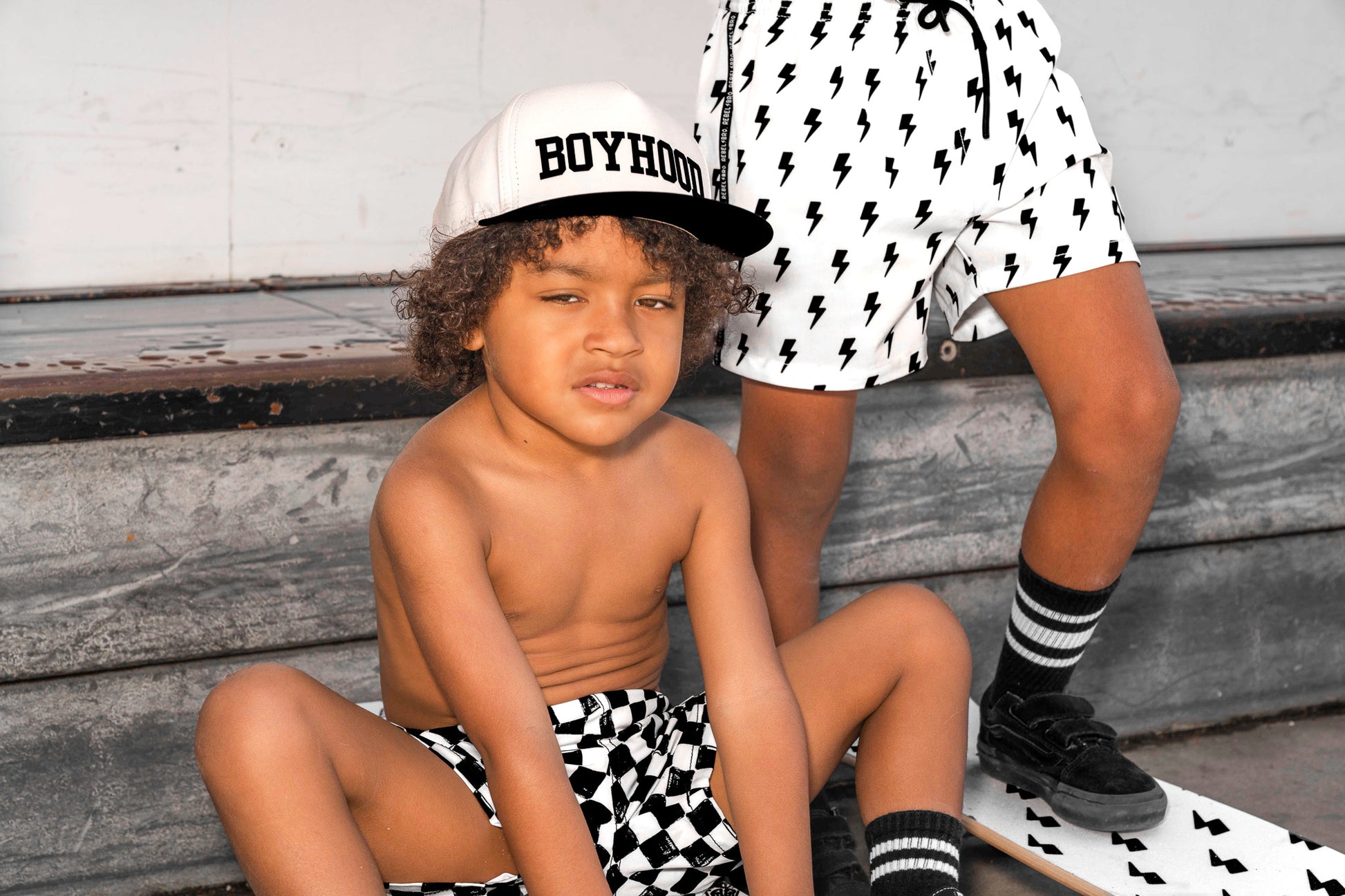Hybrid Swim Trunks in Vintage Venice