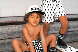 Image of Hybrid Swim Trunks in Vintage Venice