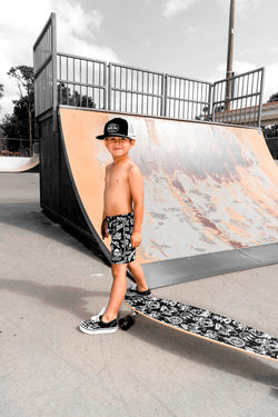 Image of Hybrid Swim Trunks in Live Fast