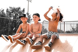 Image of Hybrid Swim Trunks in Live Fast