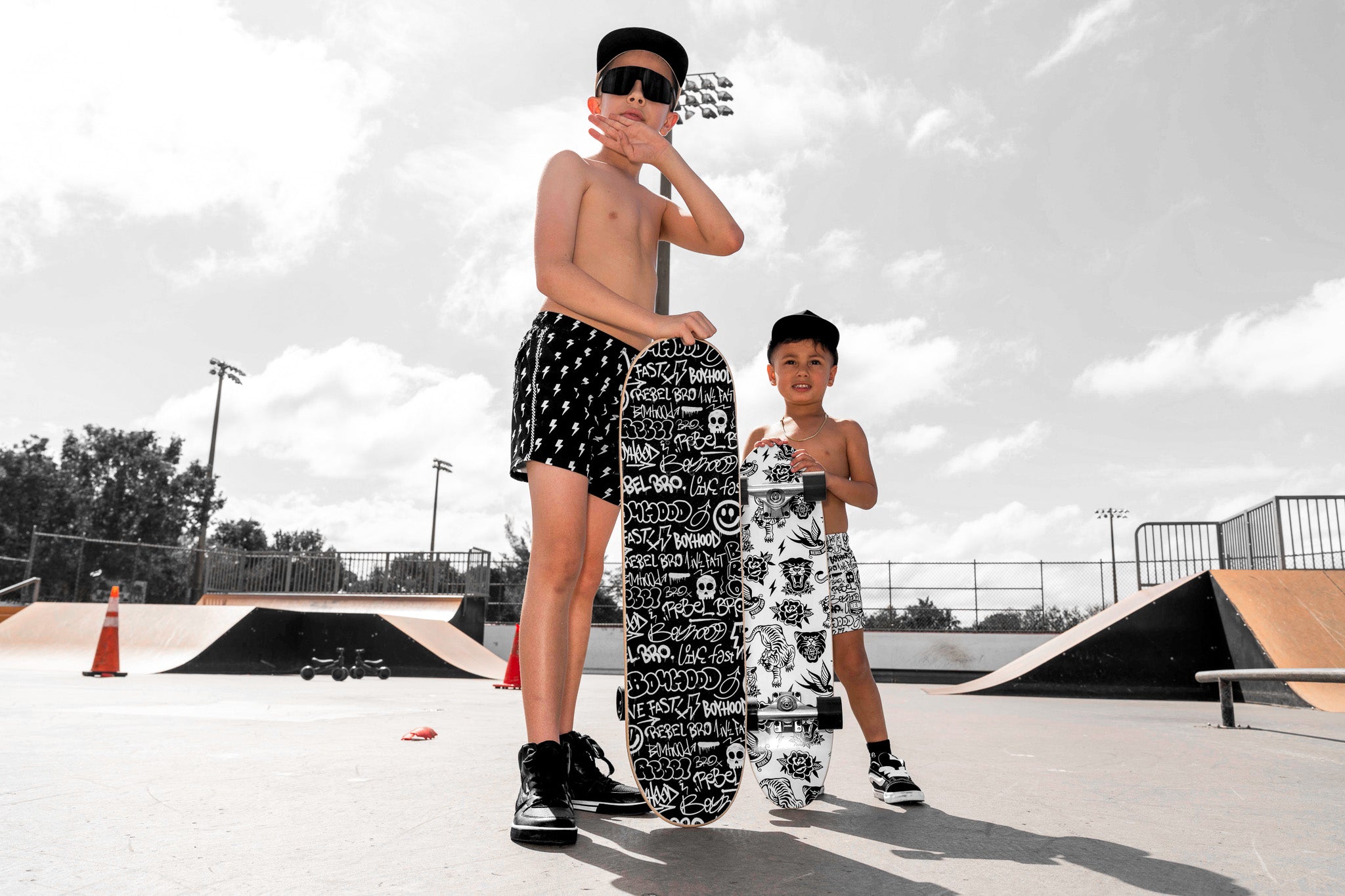 Hybrid Swim Trunks in Jagger - Rebel Bro