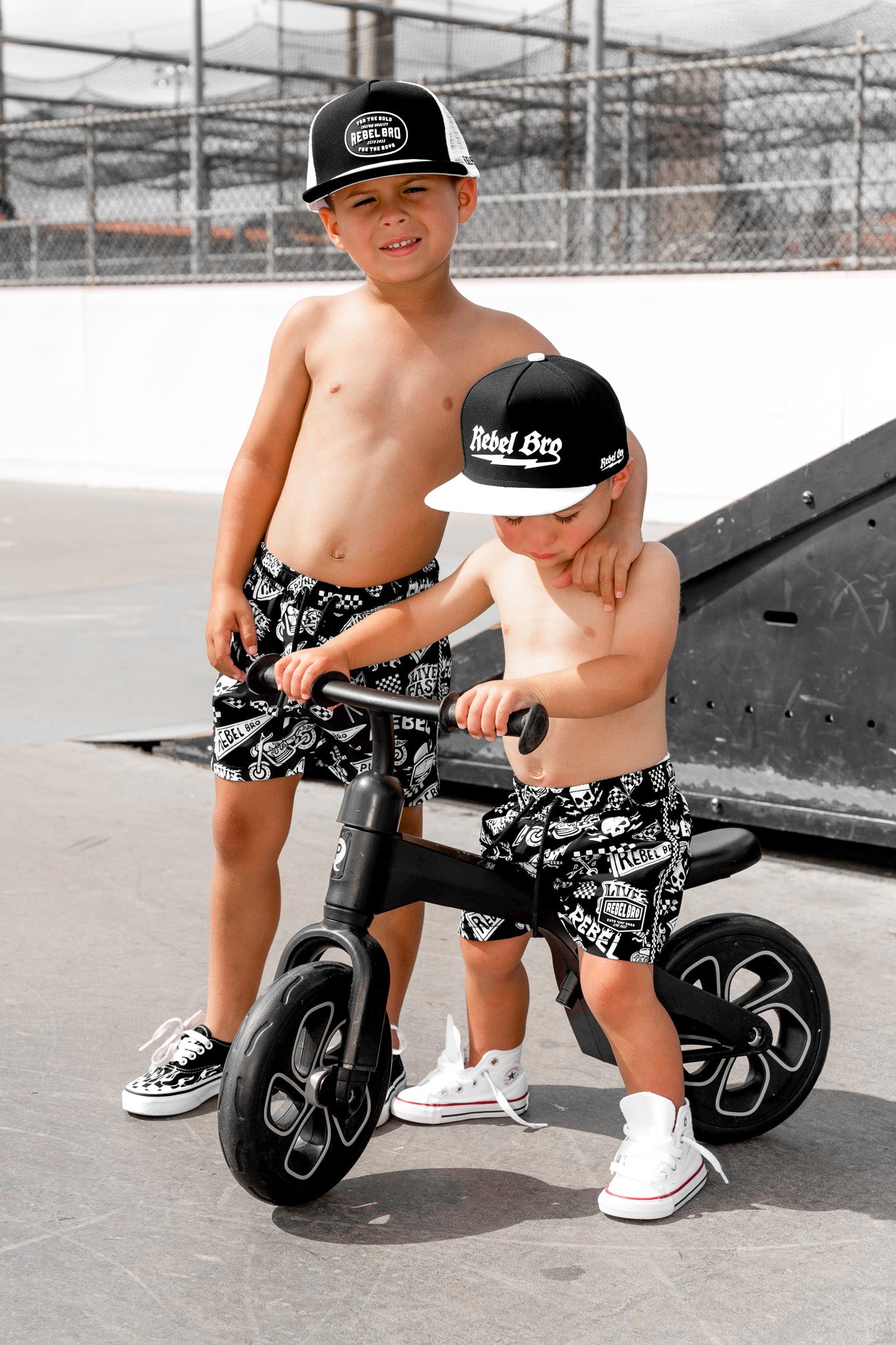 Hybrid Swim Trunks in Live Fast - Rebel Bro
