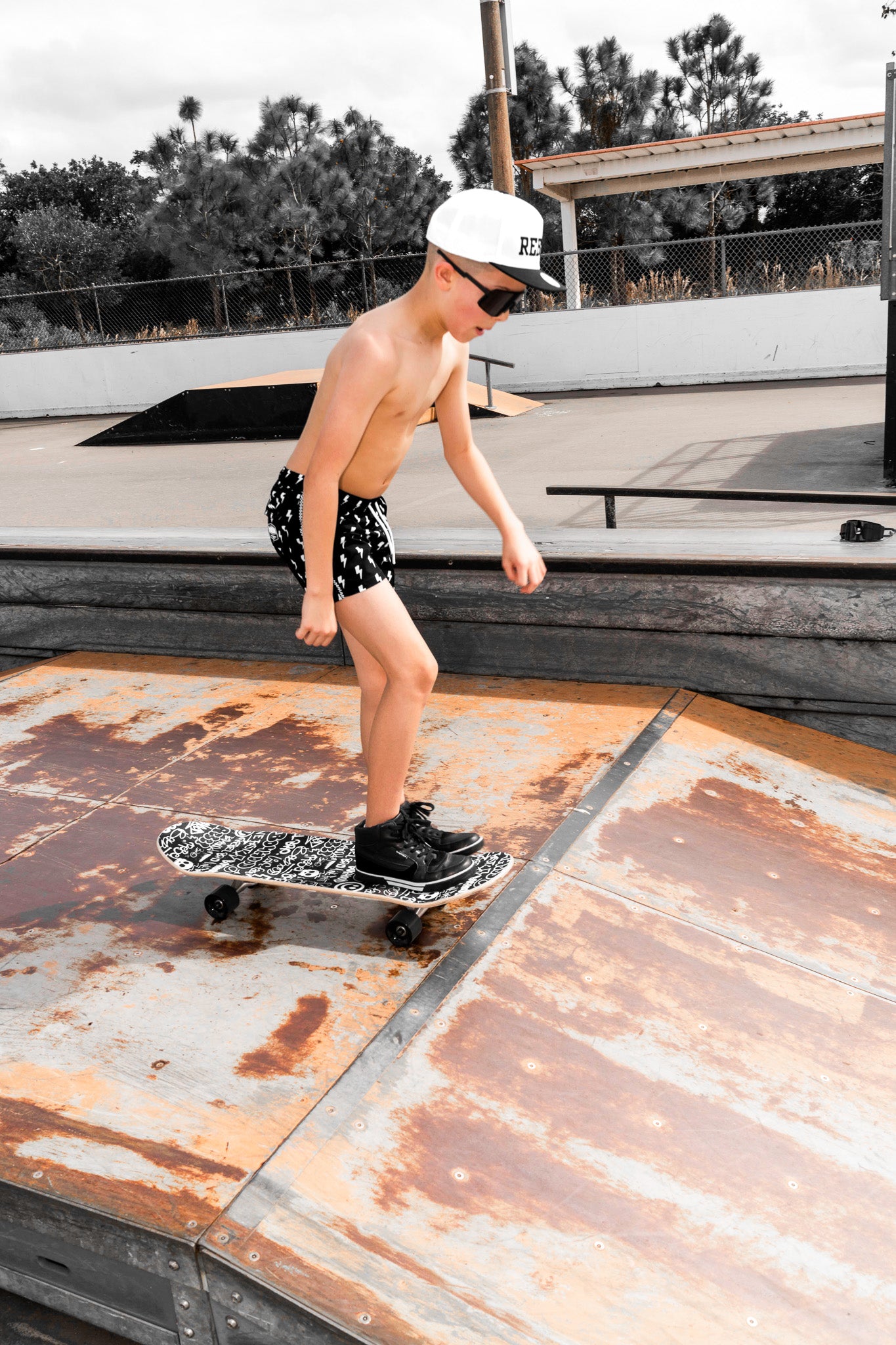 Hybrid Swim Trunks in Jagger - Rebel Bro