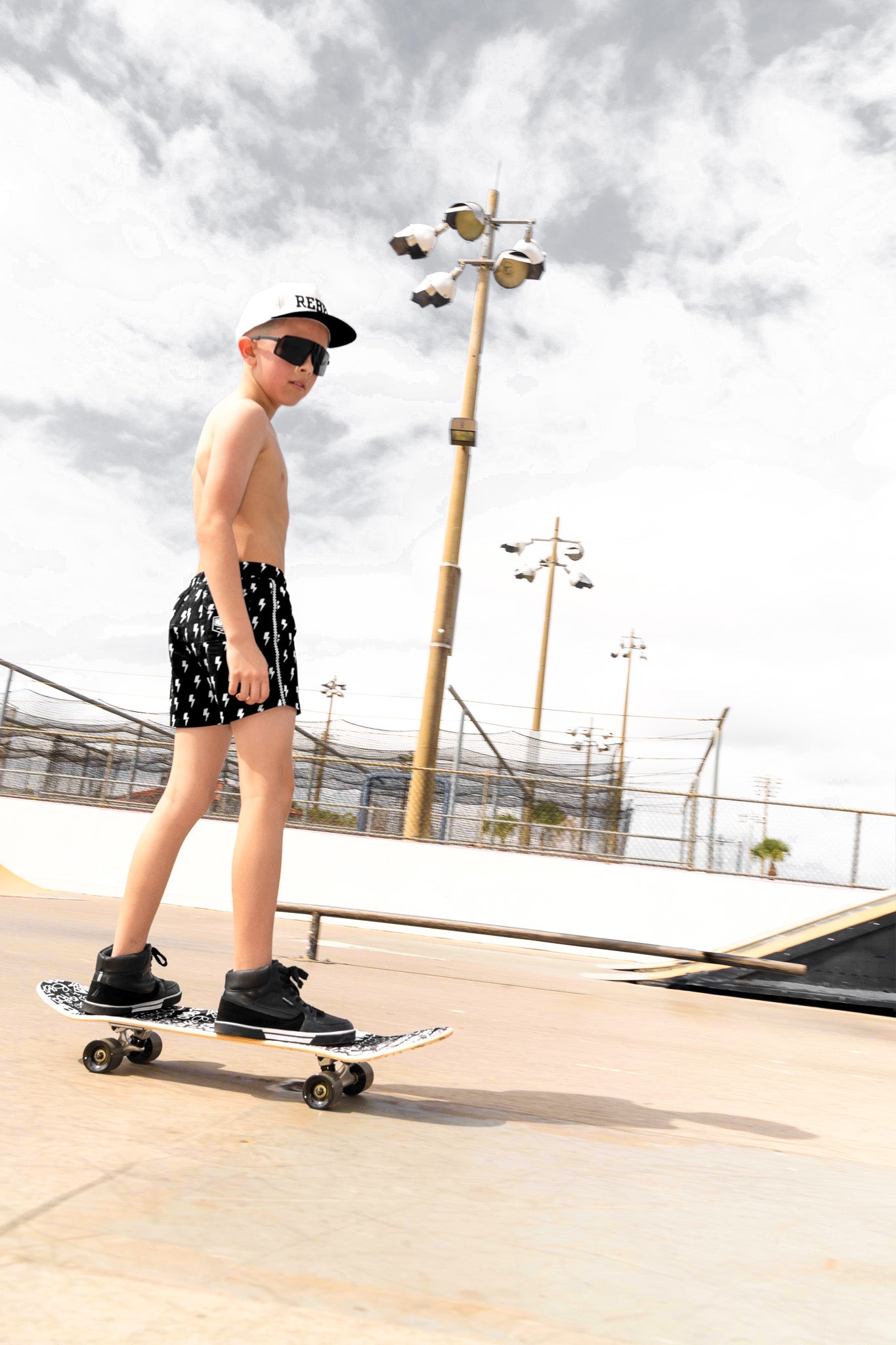 Hybrid Swim Trunks in Jagger - Rebel Bro