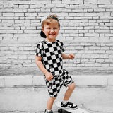 Biker Two Piece Set in Vintage Venice