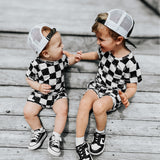 Biker Two Piece Set in Vintage Venice