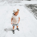 Everyday Bamboo Tee in Greige