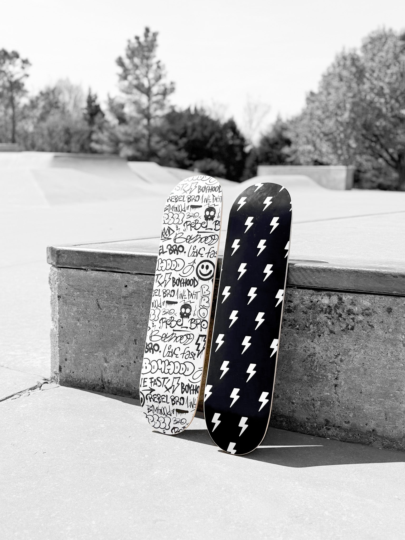 Urban Drip x Rebel Bro Mini Skateboard - Rebel Bro