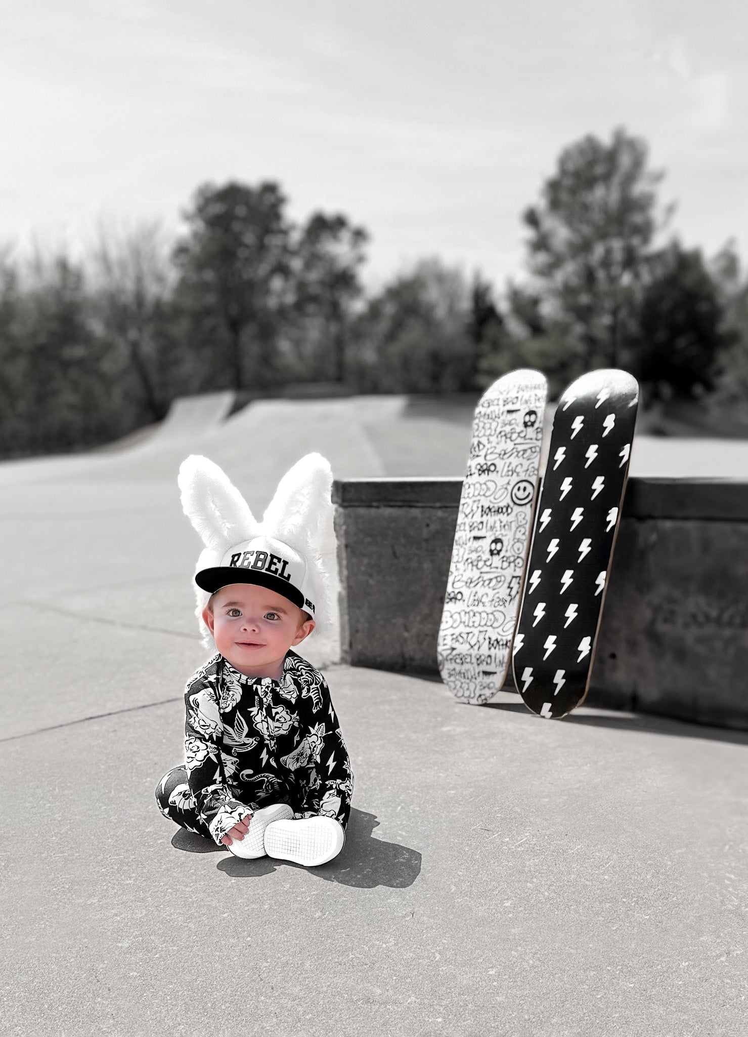 Jagger x Rebel Bro Mini Skateboard