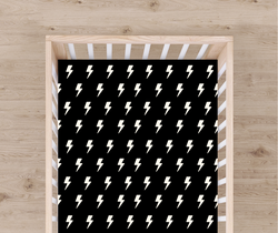 Image of Bamboo Crib Sheet - Jagger - Rebel Bro