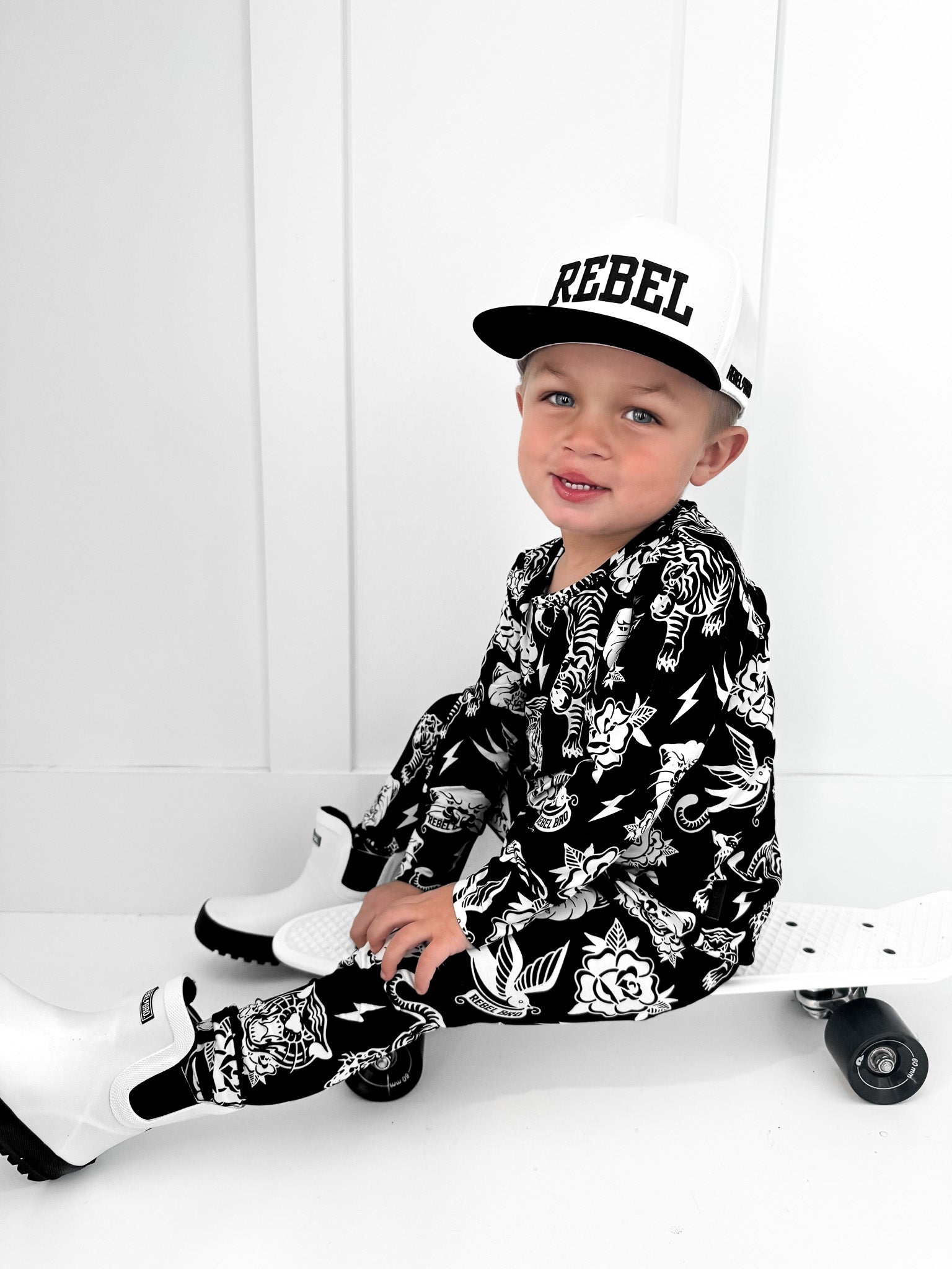 Bamboo Two Piece Set in Born to Be Wild - Rebel Bro