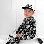 RB x LB The Core-Classic Midi Boot in Black / White - Rebel Bro