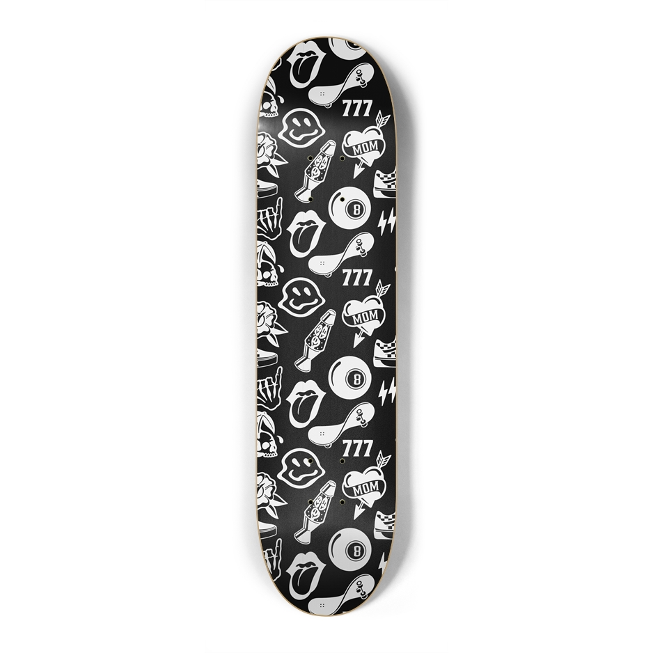Warped Tour (Midnight) x Rebel Bro Mini Skateboard