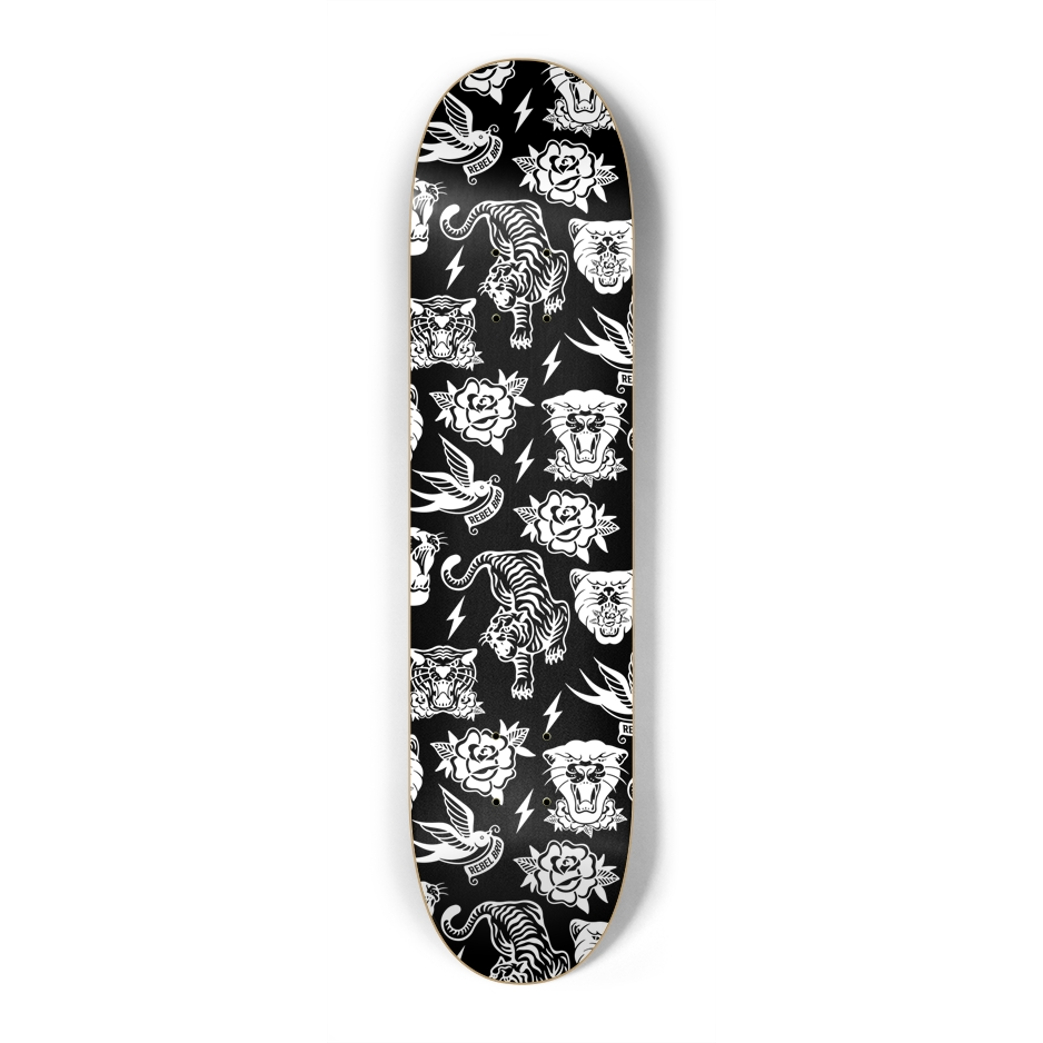 Born to be Wild x Rebel Bro Mini Skateboard