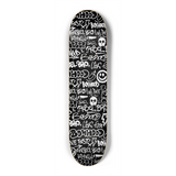 Urban Drip (Black) x Rebel Bro Mini Skateboard