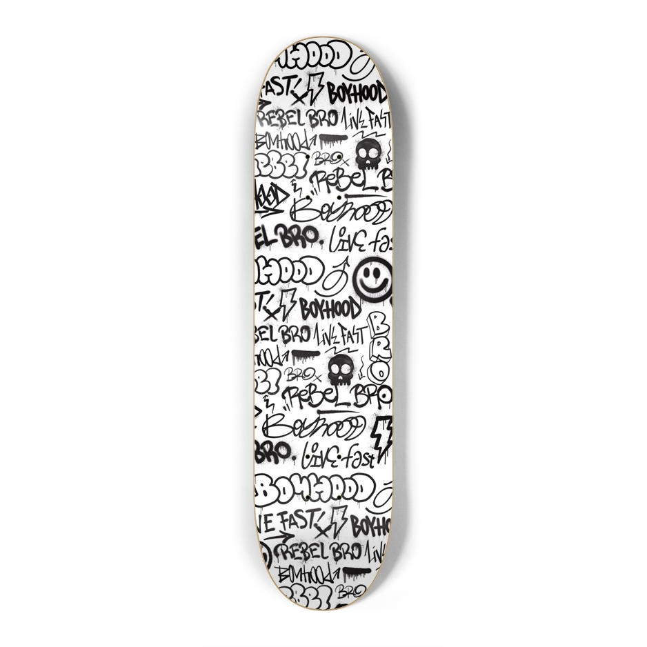 Urban Drip x Rebel Bro Mini Skateboard - Rebel Bro