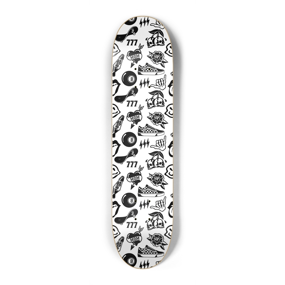 Warped Tour x Rebel Bro Mini Skateboard