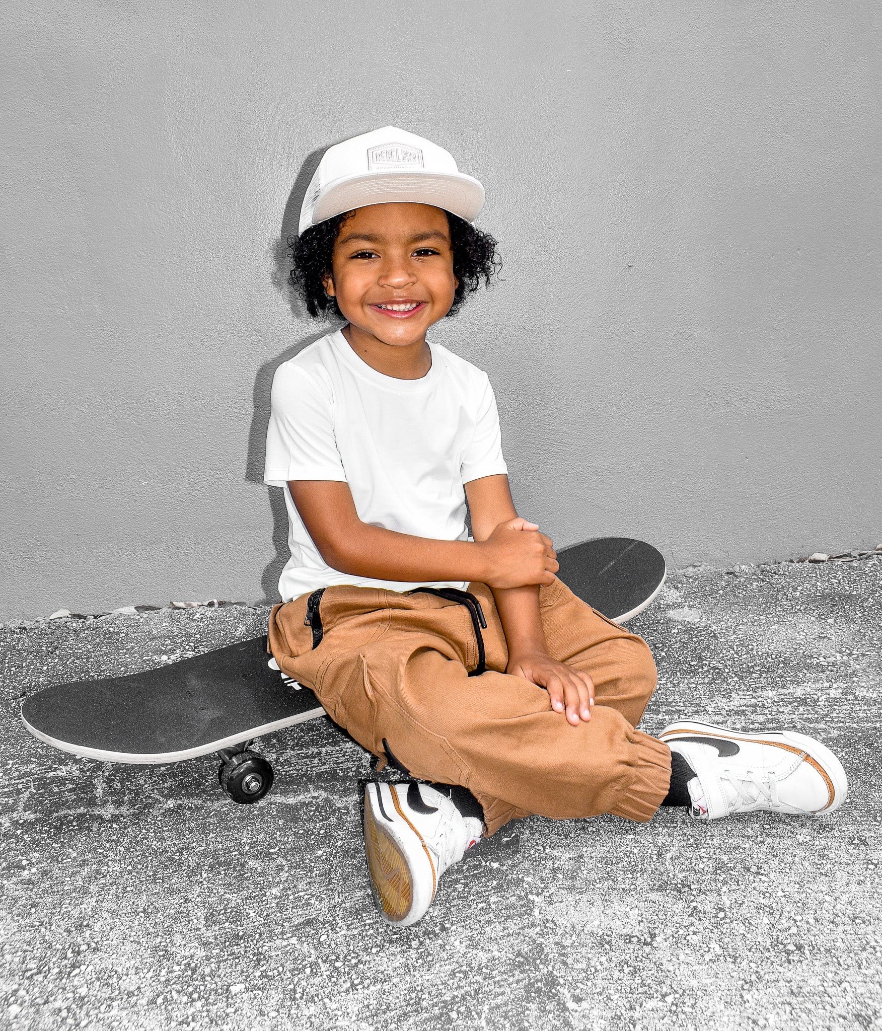 Everyday Bamboo Tee in White - Rebel Bro