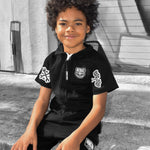 Pit Crew Romper in Black - Rebel Bro