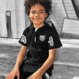 Pit Crew Romper in Black - Rebel Bro
