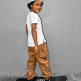 Rebel Cargo Pant in Dark Khaki - Rebel Bro