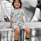 Biker Two Piece Set in Urban Drip