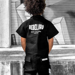 Pit Crew Romper in Black - Rebel Bro