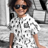 Pit Crew Romper in Bowie - Rebel Bro