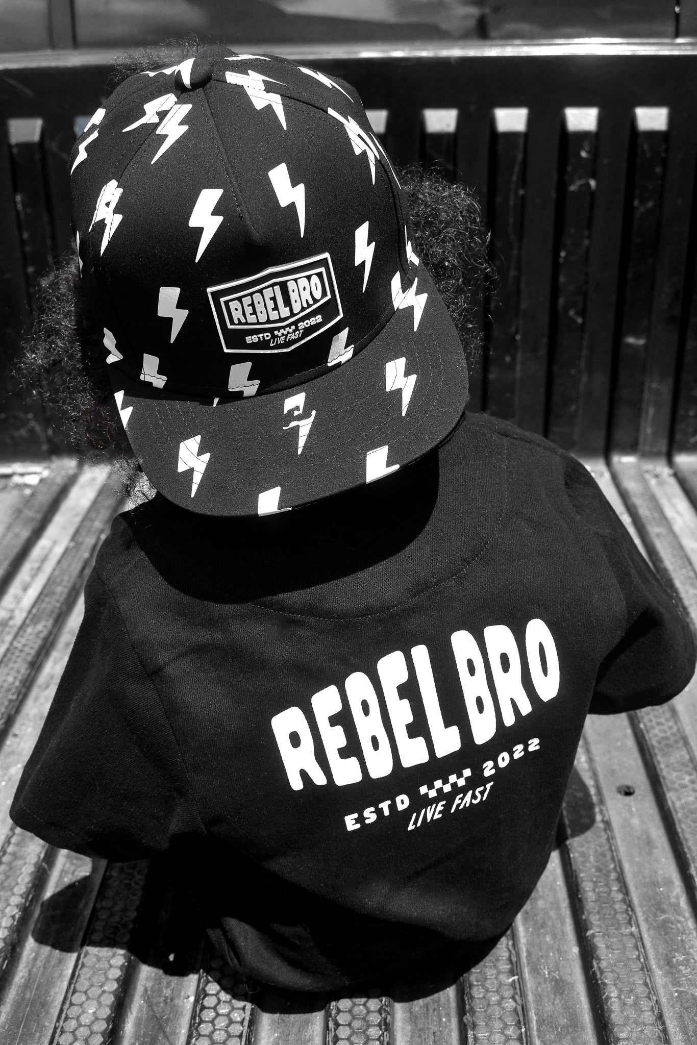Pit Crew Romper in Black - Rebel Bro