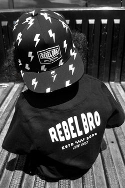 Image of Pit Crew Romper in Black - Rebel Bro